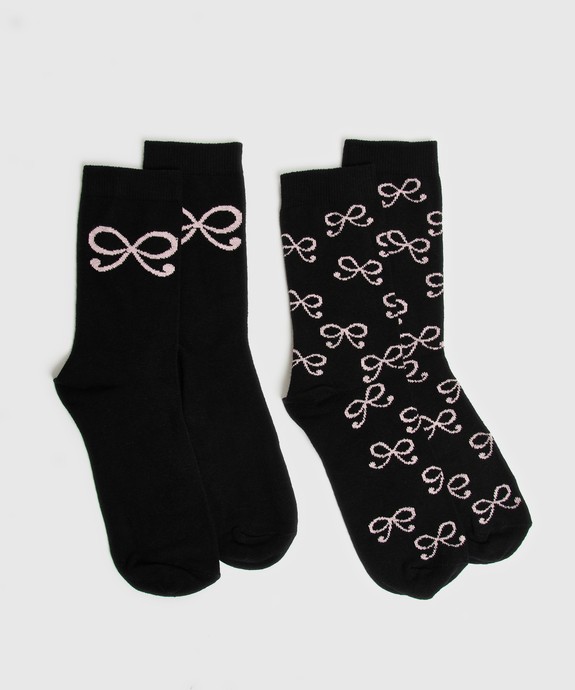 Носки   (количество 2 пары) 2p HKM bow socks 108837