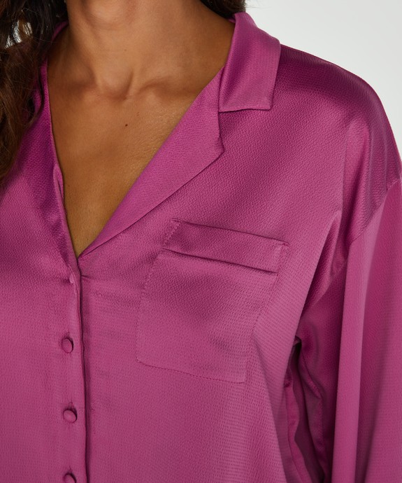 Блузка   Jacket Shirt LS Satin 200174 - фото 3