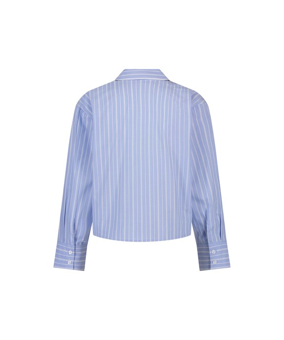 Блуза пижамная   Jacket LS Cotton Stripy 201803 - фото 7