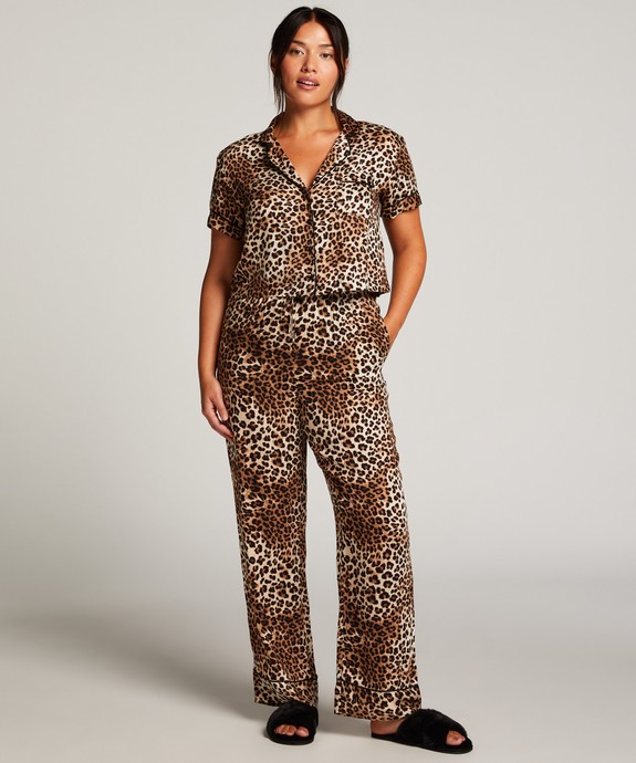 Брюки пижамные   Pant Satin Leopard 203261