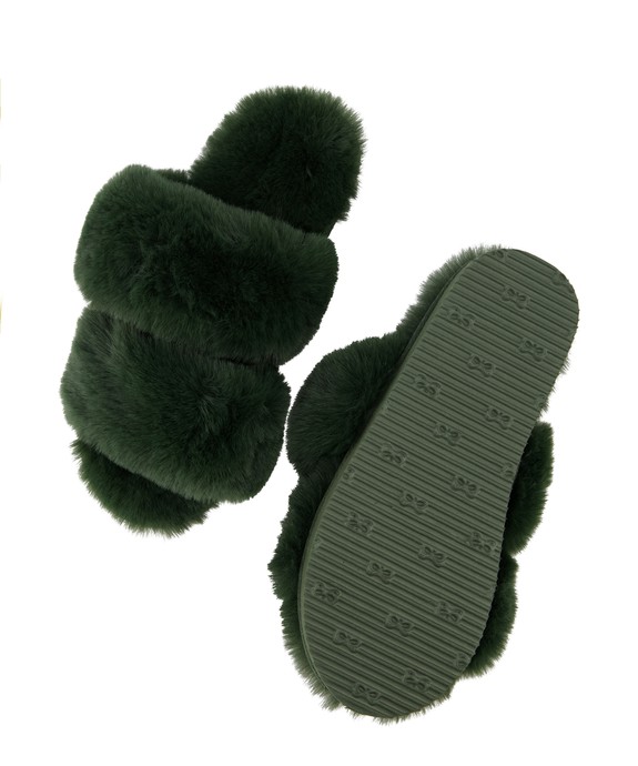 Пантолеты домашние  Maddy Fake Fur Slide 203802 - фото 3