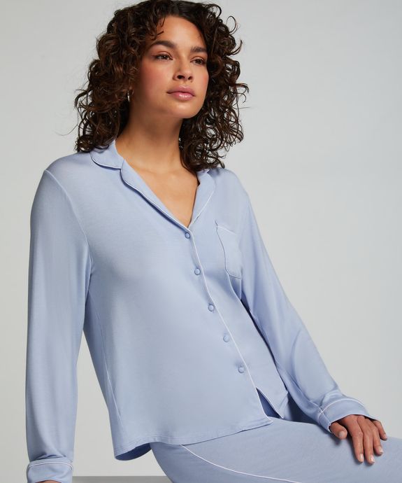 Блуза пижамная   Jacket LS Jersey Essential 205114