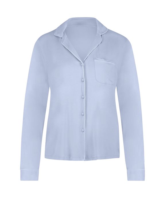 Блуза пижамная   Jacket LS Jersey Essential 205114 - фото 5