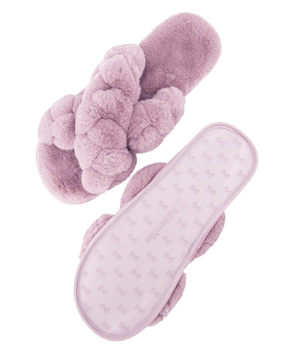 Пантолеты домашние  Willow Braided Fur Slipper 206805 - фото 3