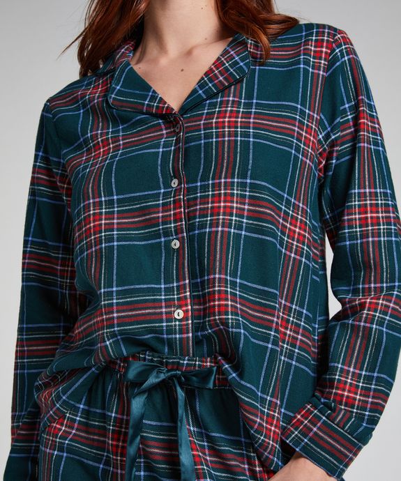 Комплект   (блузка, брюки) PJ LS Flannel Twill Check 300555 - фото 2