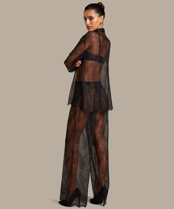 Блузка домашняя   Jacket LS Lace Camille 300608 - фото 3