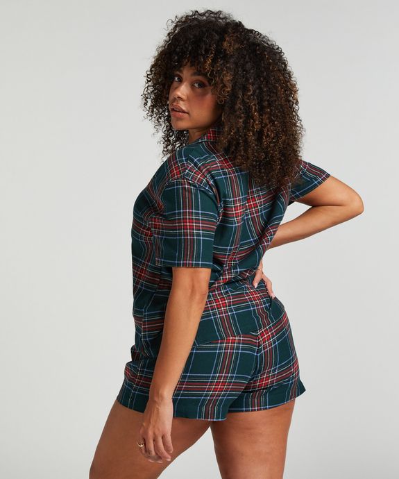 Комплект   (блузка, шорты) PJ Short Flannel Twill Check 300632 - фото 3