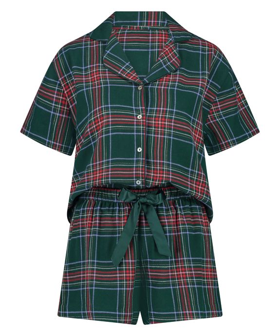 Комплект   (блузка, шорты) PJ Short Flannel Twill Check 300632 - фото 4