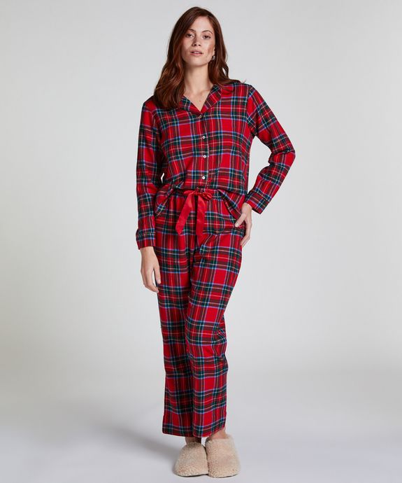 Комплект   (блузка, брюки) PJ LS Flannel Twill Check 300636