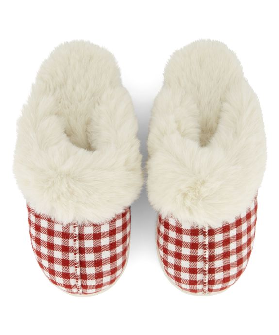 Пантолеты домашние  Reya Check Mule Slippers 300729 - фото 2