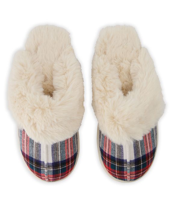 Пантолеты домашние  Reya Check Mule Slippers 300730 - фото 2