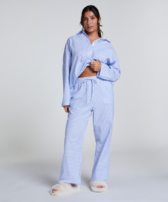 Брюки домашние жен. швейные Pant Seersucker Check 301442