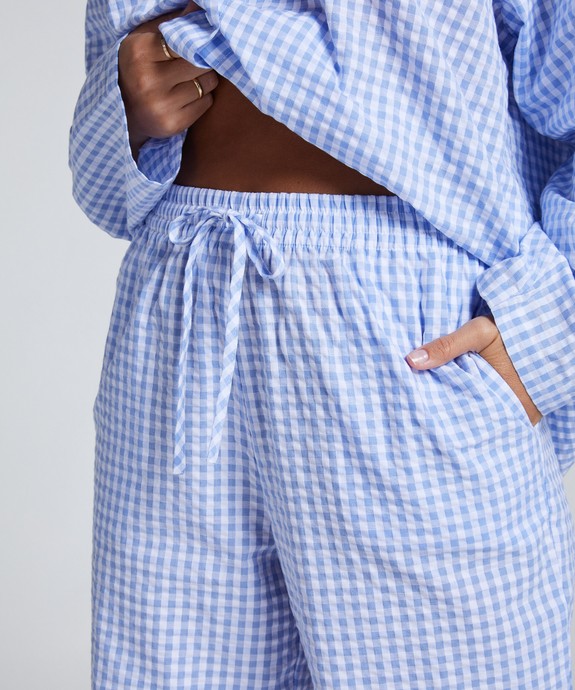 Брюки домашние жен. швейные Pant Seersucker Check 301442