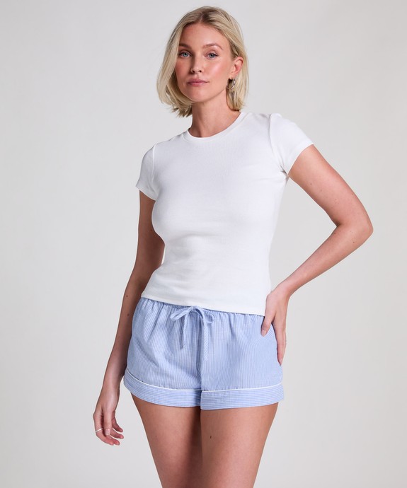 Шорты домашние  швейные Shorts Cotton Stripe 301476
