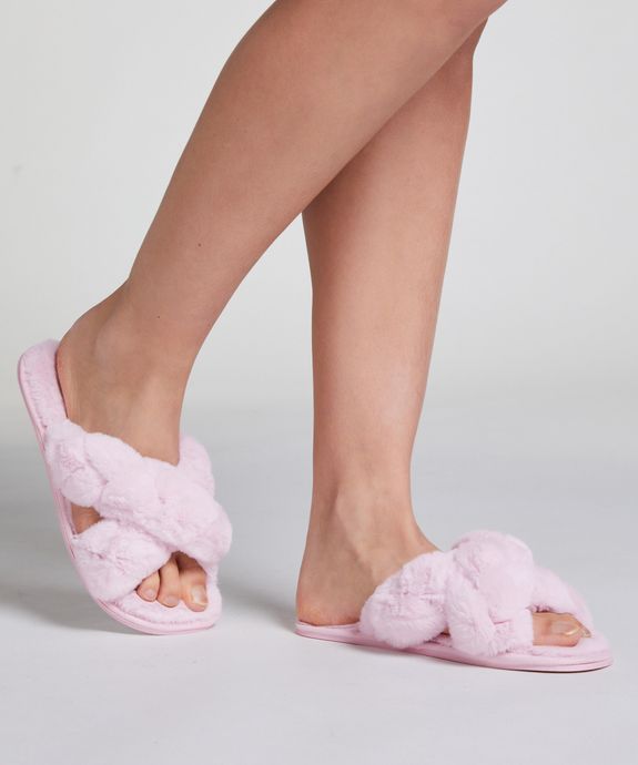 Пантолеты домашние  Willow Braided Fur Slipper 301567