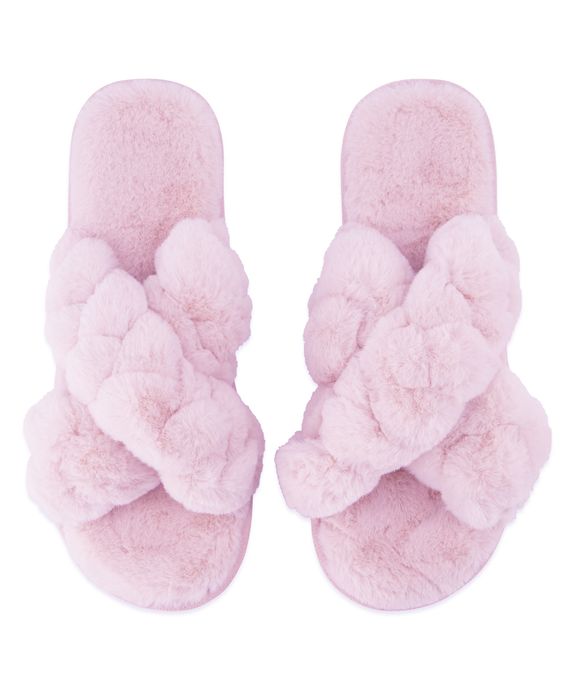 Пантолеты домашние  Willow Braided Fur Slipper 301567 - фото 2