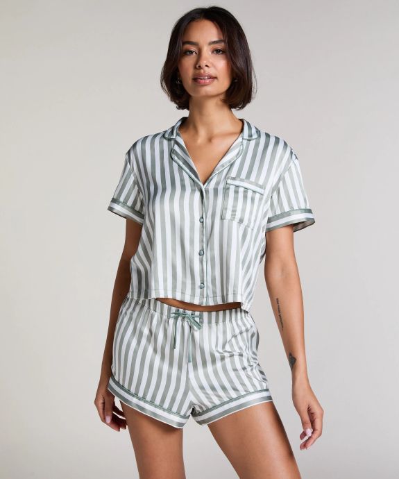 Комплект   (блузка, шорты) Top & Short Satin Stripe 301650