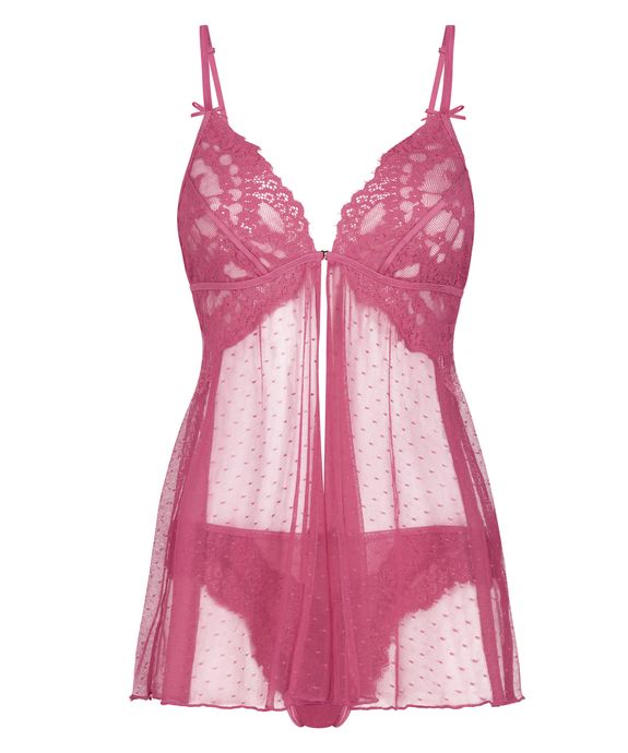 Комплект   (топ, трусы) Daisy Babydoll Dot Mesh Lace 301652 - фото 4