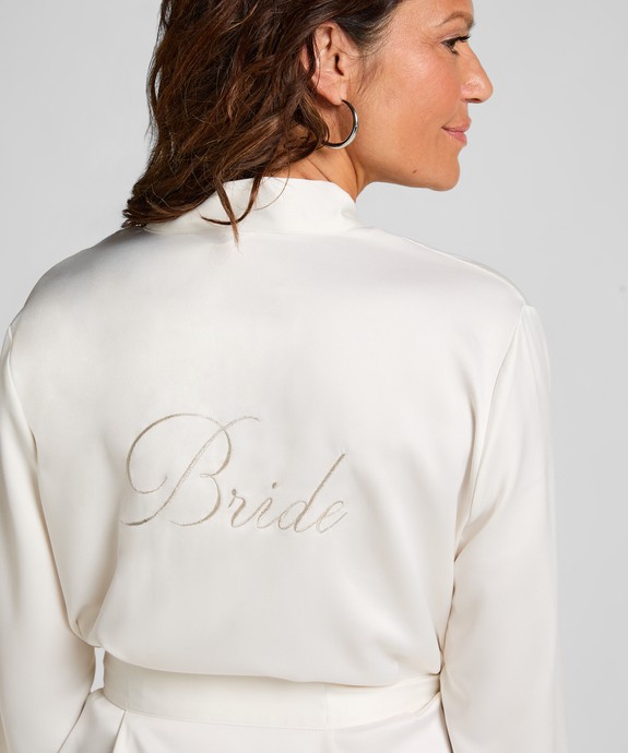 Халат жен. швейный Kimono Bridal Satin 302071 - фото 2