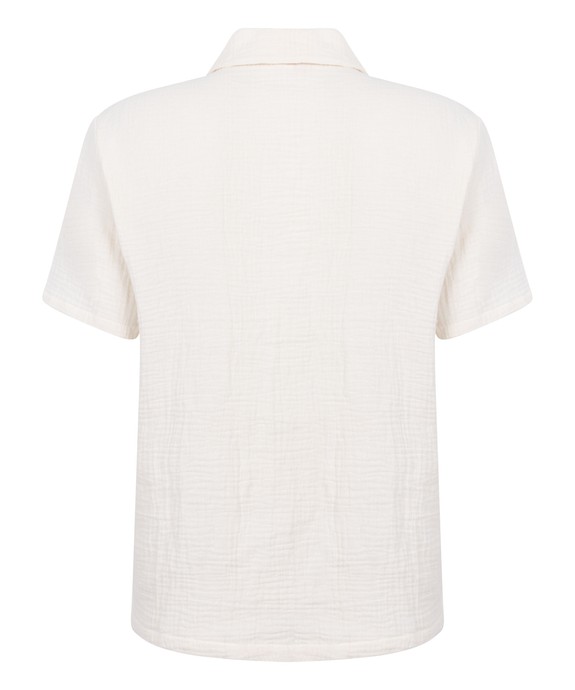 Блузка домашняя жен. швейная Jacket SS Muslin 302092 - фото 6