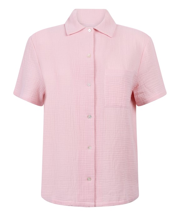 Блузка домашняя жен. швейная Jacket SS Muslin 302106 - фото 5