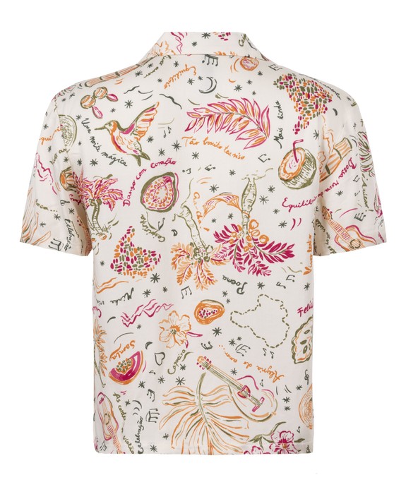 Блузка домашняя  швейная Jacket SS Satin Samba 302113 - фото 6