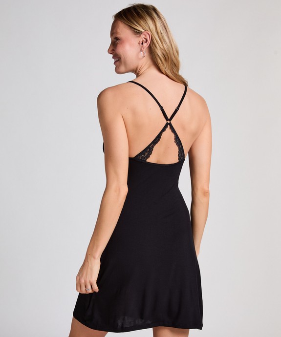 Ночная сорочка жен. трикотаж. Slip Dress Jersey Lace Back 302116 - фото 3