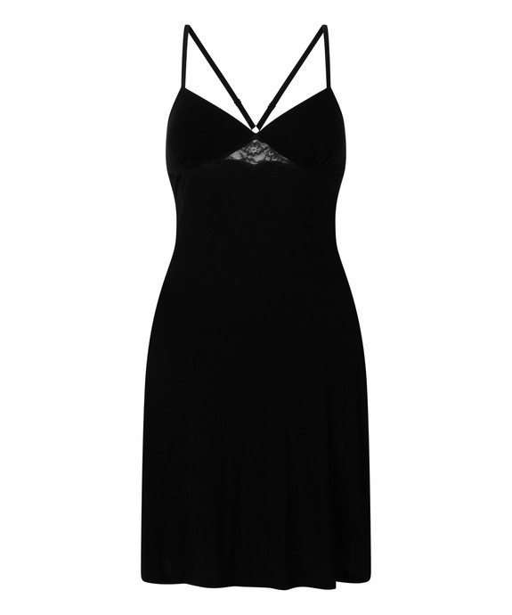 Ночная сорочка жен. трикотаж. Slip Dress Jersey Lace Back 302116 - фото 4
