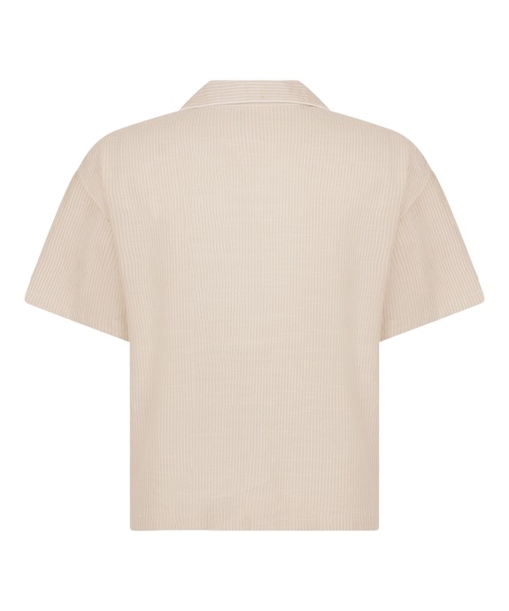 Блузка домашняя  швейная Jacket SS Cotton Stripe 302145 - фото 6