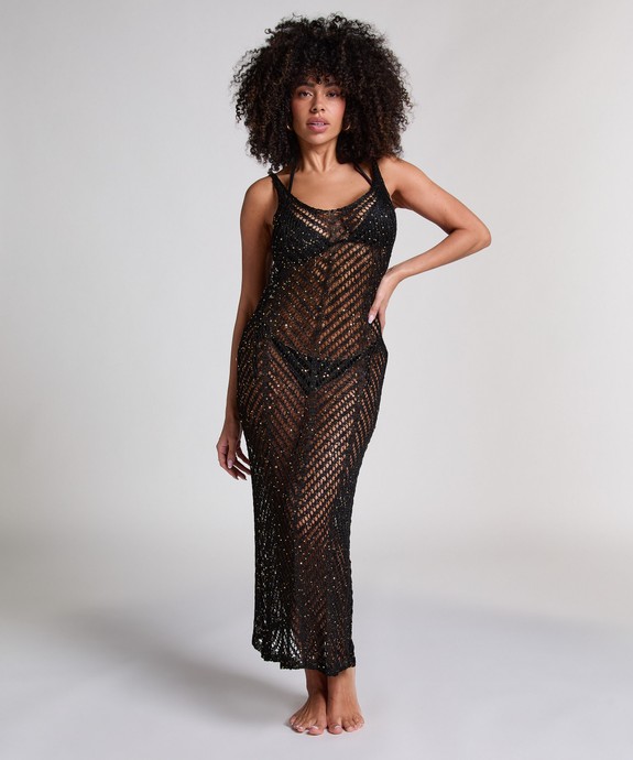 Платье пляжное жен. трикотаж. Sequin Dress 302219