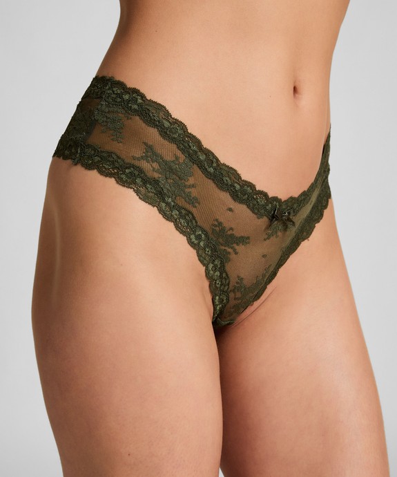 Трусы   V-Shape Brazilian Floral Mesh 302518 - фото 2