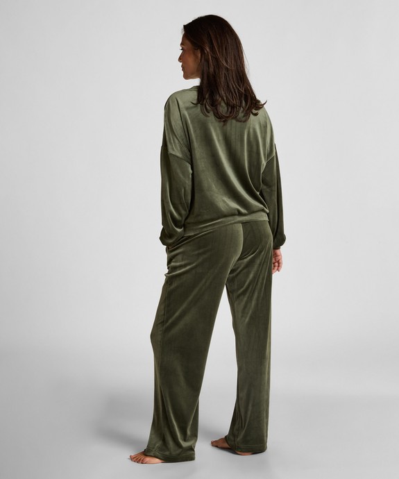 Брюки домашние   Pant Straight Leg Velours 302648 - фото 3