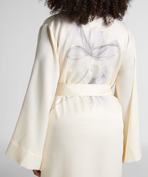 Халат  швейный Kimono Long Satin Floral 302687 - фото 2