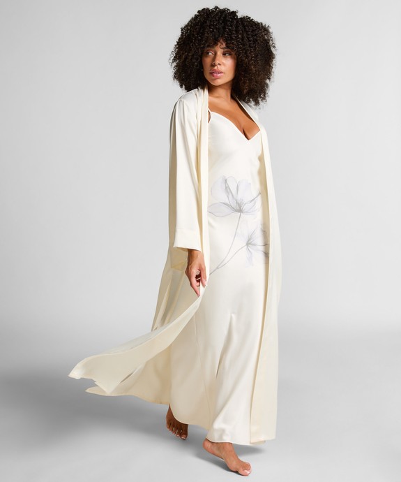 Халат  швейный Kimono Long Satin Floral 302687 - фото 3