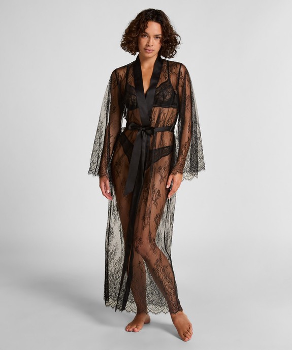 Халат   Kimono Long Allover Lace 302691