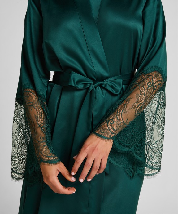 Халат  швейный Kimono Long Satin Lace 302695 - фото 2