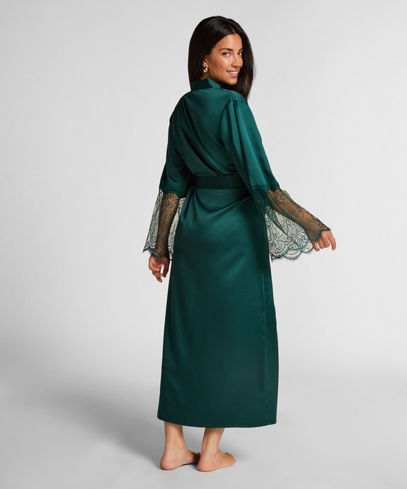 Халат  швейный Kimono Long Satin Lace 302695 - фото 3