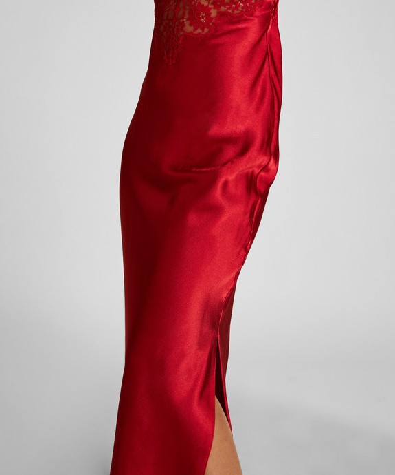 Платье домашнее  швейное Slip Dress Long Satin Mya 302696 - фото 3