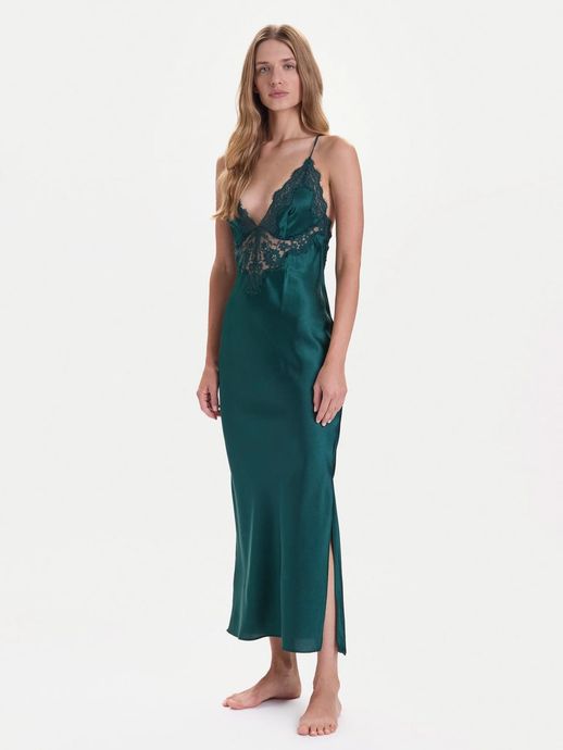 Платье домашнее  швейное Slip Dress Long Satin Mya 302697