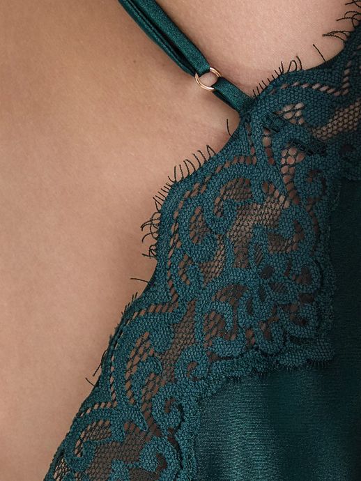 Платье домашнее  швейное Slip Dress Long Satin Mya 302697 - фото 3