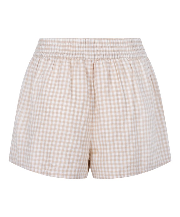 Шорты домашние  швейные Short Linen Check 302744 - фото 5