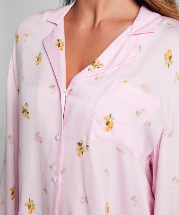 Блузка домашняя  швейная Jacket LS Vis Lemon 302746 - фото 2
