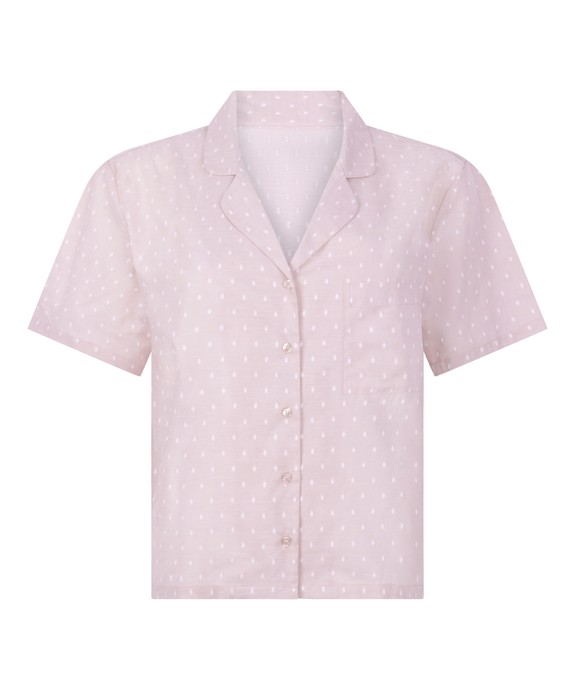 Блузка домашняя  швейная Jacket SS Cotton Dobby 302752 - фото 5