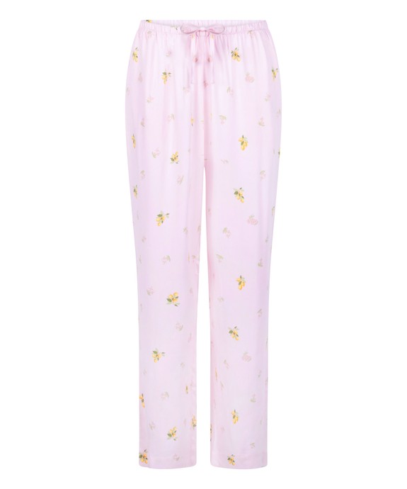 Брюки домашние  швейные Pant Vis Satin Lemon 302776 - фото 4