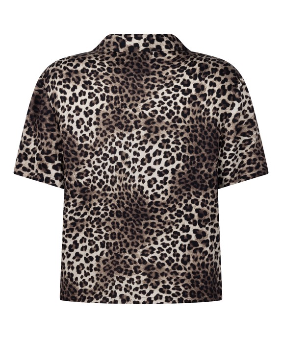 Блузка домашняя  швейная Jacket SS Vis Satin Leo 302799 - фото 6