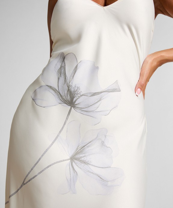 Платье домашнее  швейное Sd Long Satin Floral 302808 - фото 2