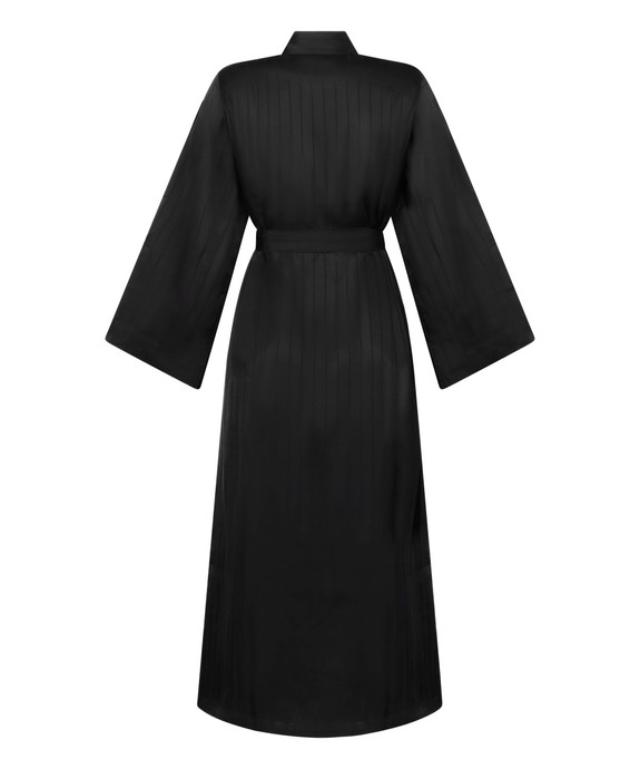 Халат  швейный Kimono Long Satin Pinstripe 303618 - фото 5