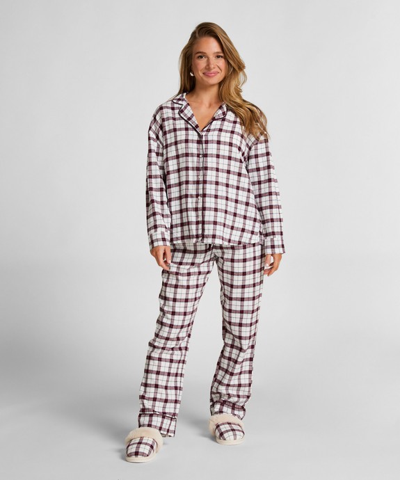 Блузка домашняя швейная Jacket LS Flannel Twill Check 303623