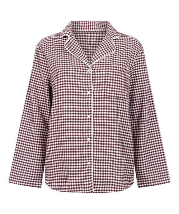 Блузка домашняя  швейная Jacket LS Flannel Check Essentials 303631
