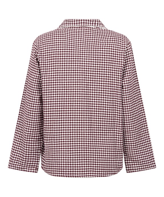 Блузка домашняя  швейная Jacket LS Flannel Check Essentials 303631